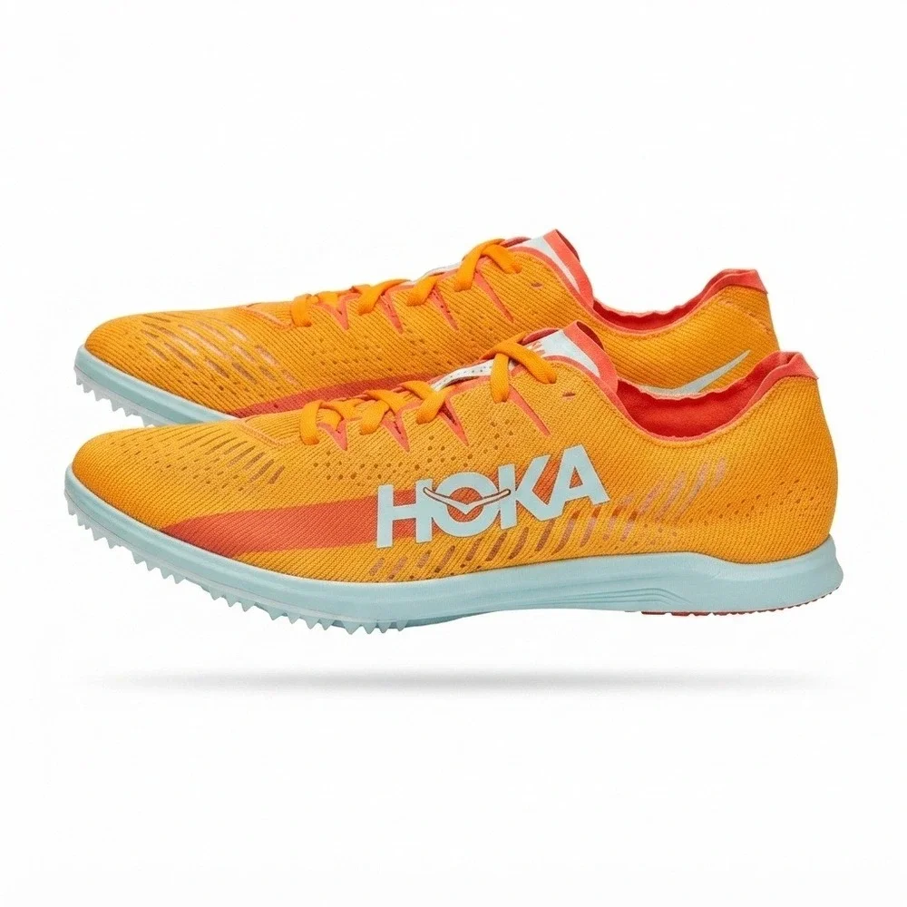Hoka Cielo X LD Track Spikes Mens 11 Orange New Carbon Fiber Plate 1123097 RYCM